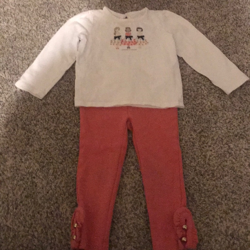 Janie and Jack matching set 2T